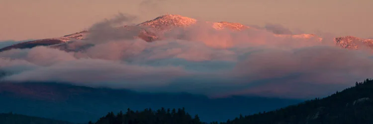 Mount Washington rising above the White Mountains